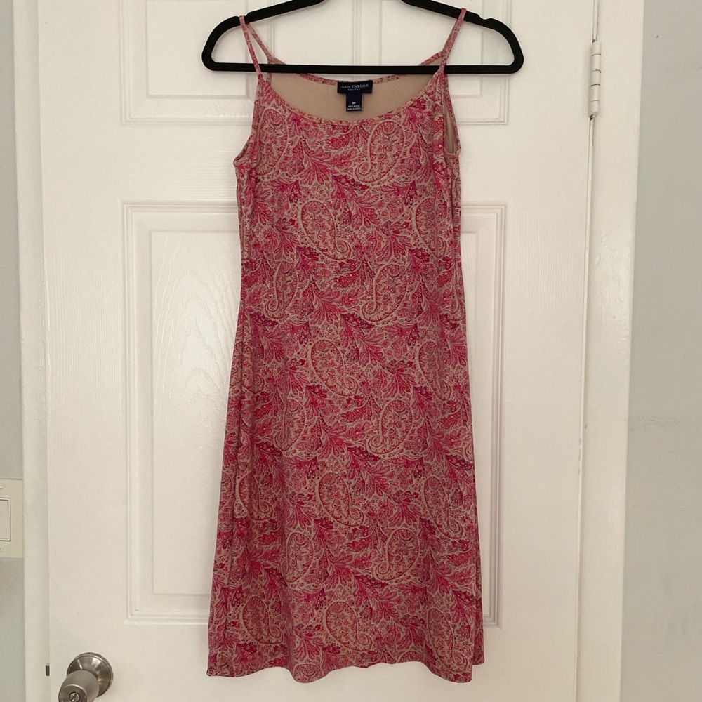 Floral Ann Taylor Petite Dress sz 4